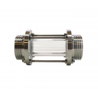 DIN DN 65 Наблюдателно стъкло Резба/Резба, S.S. 304 